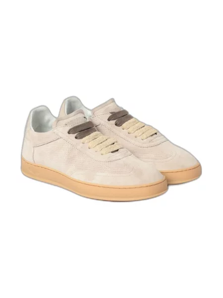 Sneakersy Soldini zamszowe beżowe
