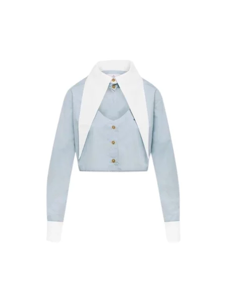 Koszula Vivienne Westwood w serca niebieska