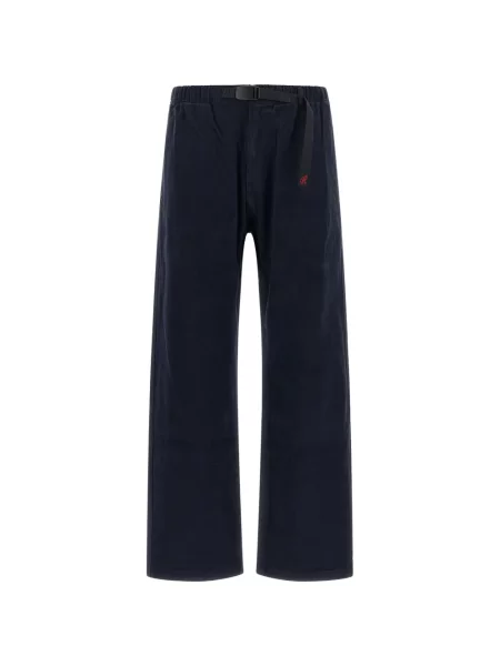 Pantaloni Gramicci clasici din țesătură twill albastru