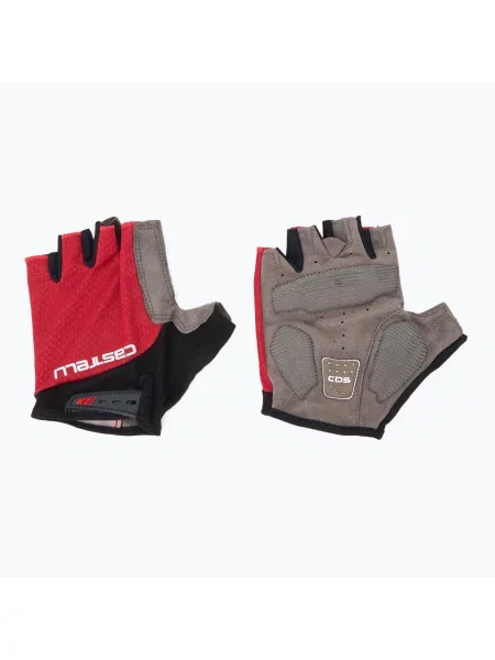 Рукавички велосипедні Castelli Entrata V rich red червоні