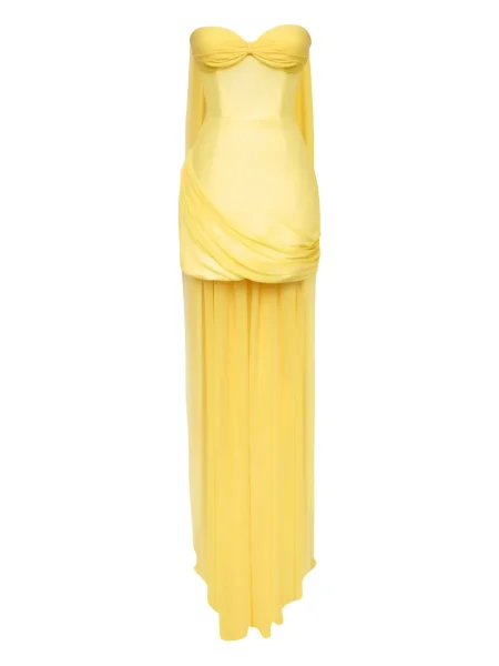 Rochie mini Post Meridiem de costum galben