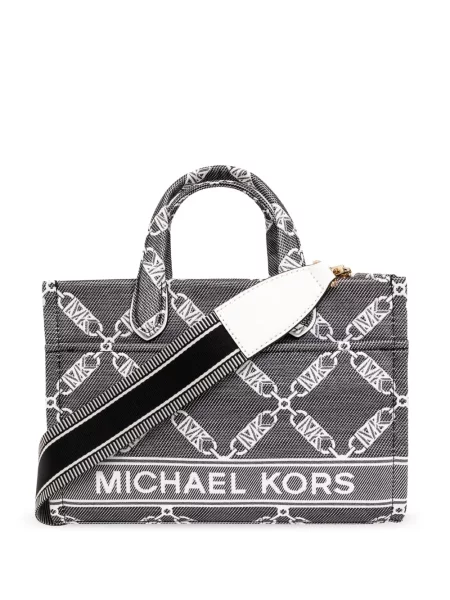 Geanta de piele Michael Michael Kors din piele alb
