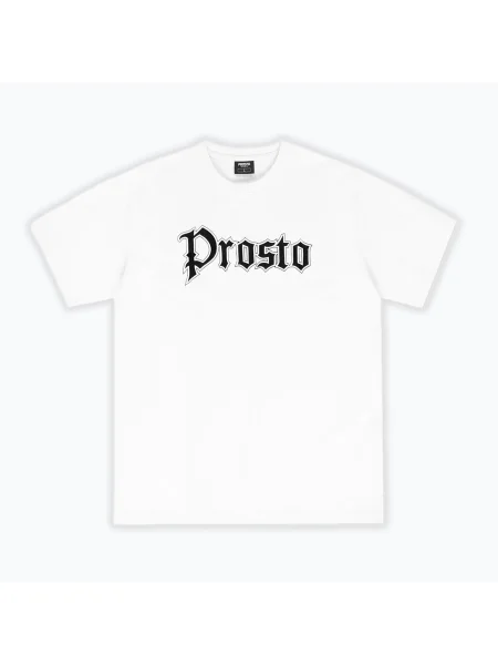 Tricou pentru bărbați PROSTO Traz white alb