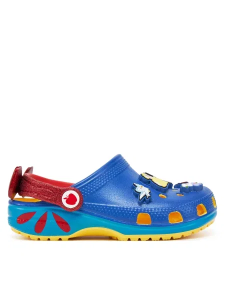 Crocs Natikači Snow White Classic Clog K Modra bela
