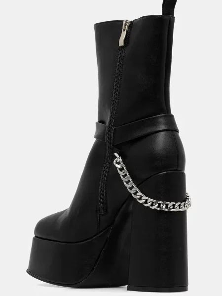 Koi Footwear botine cu drept Natron negru