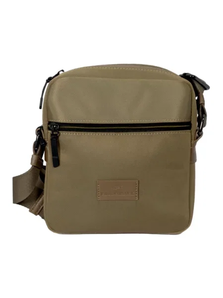 Torba crossbody Paul & Shark z logo beżowa