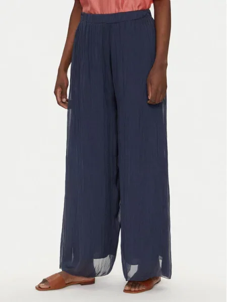 Bomboogie Штани палаццо cиній