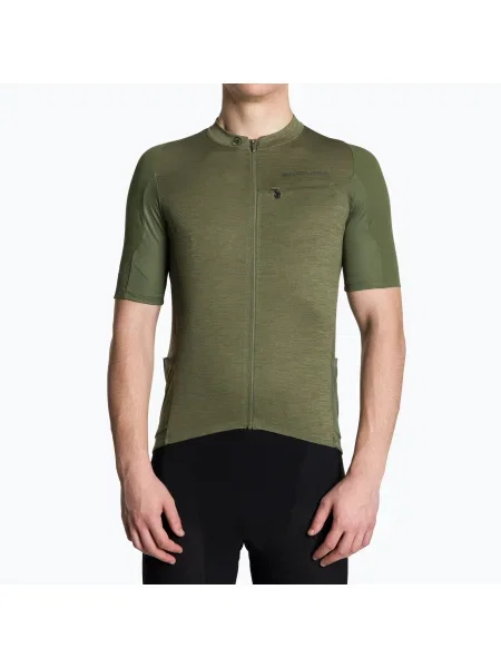 Olcsóbban. Férfi kerékpáros póló Endura Reiver S/S olive green. Méret: S zöld