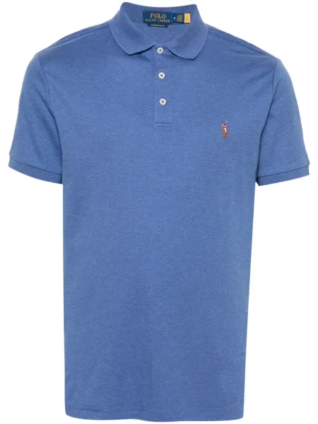Polo Polo Ralph Lauren ze stretchu niebieskie