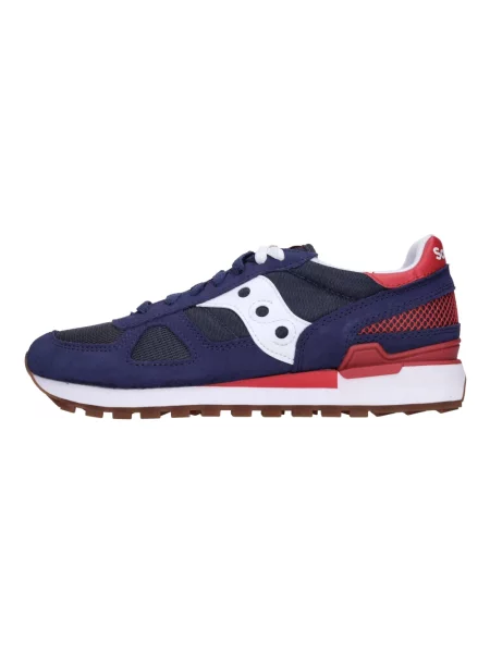 Sneakersy Saucony zamszowe niebieskie