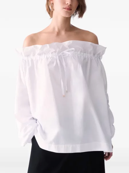 Bluză Liu Jo din poplin alb