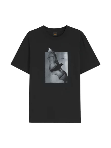 BOSS ORANGE Tricou Te_Being negru