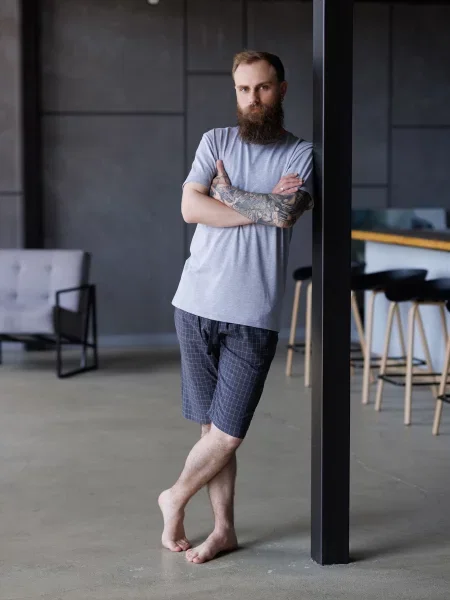 Домашній костюм HANDY WEAR Homely сірий