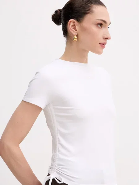 Patrizia Pepe Póló Reglan Fit fehér