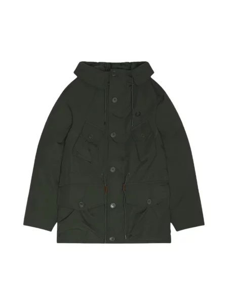 Kurtka puchowa Fred Perry zielona