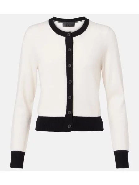 Cardigan Nili Lotan din cașmir alb