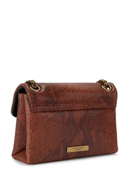 Torebka crossbody Kurt Geiger brązowa