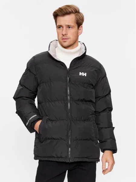 Helly Hansen kurtka dwustronna YU 23 REVERSIBLE PUFFER granatowy zimowa czarna