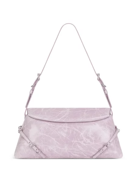 Geantă Givenchy din piele de lac violet