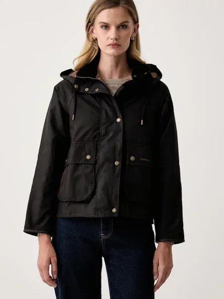 Barbour jachetă scurtă pentru femei din Georgette maro