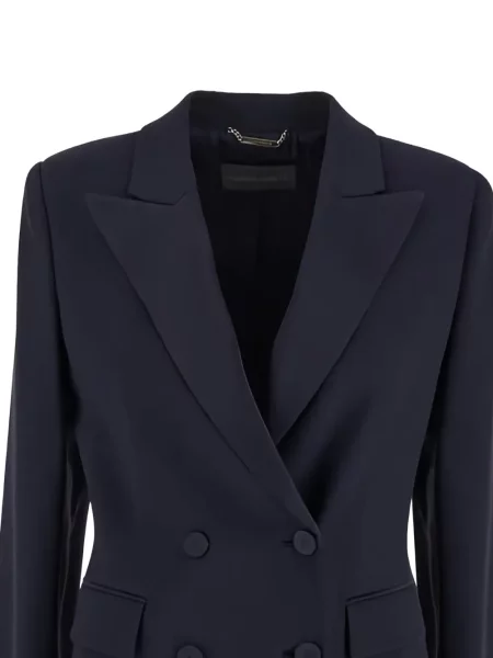 Sacou Alberta Ferretti albastru