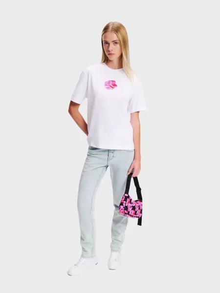 Прямые джинсы Karl Lagerfeld Jeans голубые