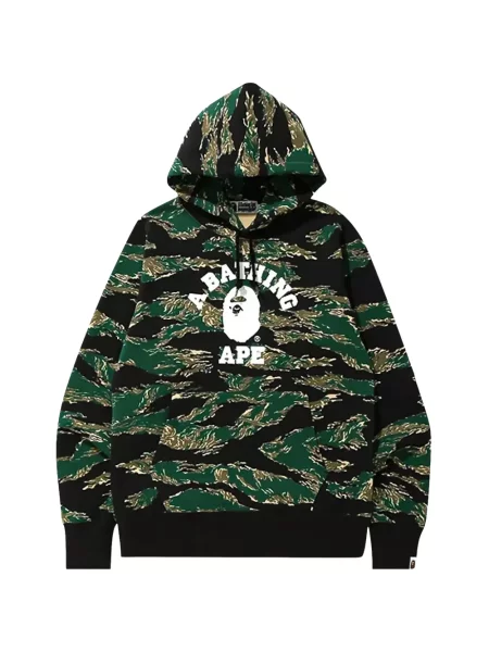 Суичър с качулка A Bathing Ape® с тигров принт черно