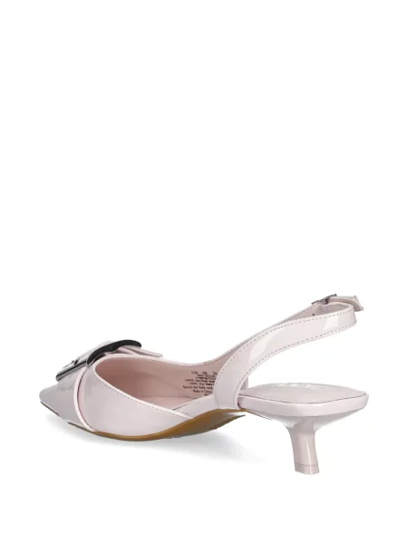 Pantofi cu toc Dkny cu cataramă roz