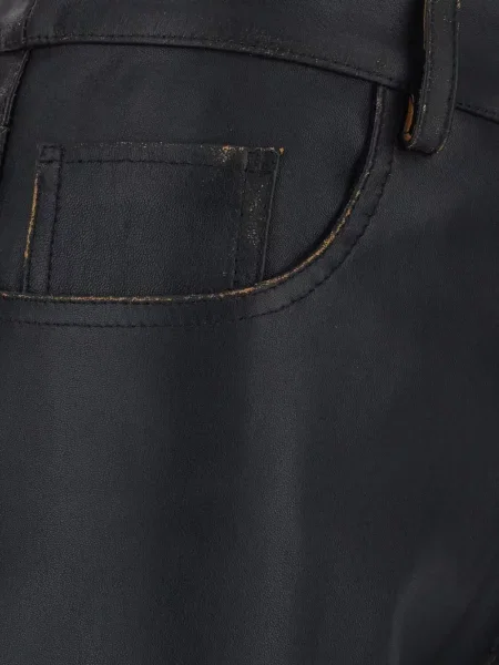 Pantaloni Grifoni din piele negru
