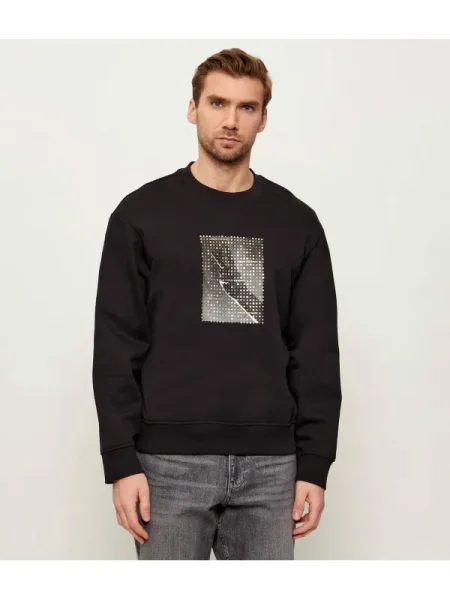 Armani Exchange hanorac de negru