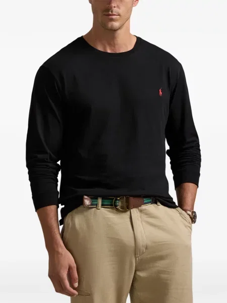 Șosete Polo Ralph Lauren cu broderie în carouri de flanelă verde