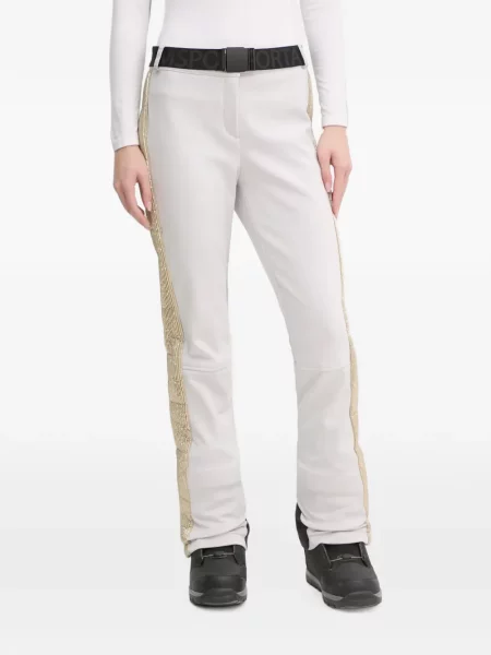 Pantaloni de schi Sportalm cu dungi cu autograf