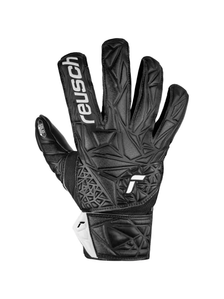 Rękawice bramkarskie REUSCH Attrakt Starter Solid Finger Support Junior czarne