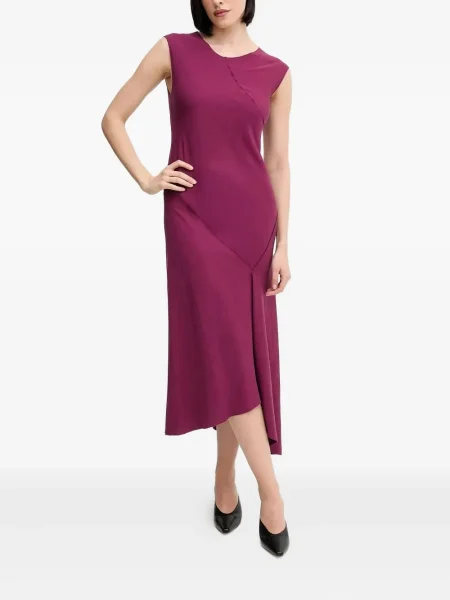 Костюм миди рокля Hoss Intropia до коляното виолетово