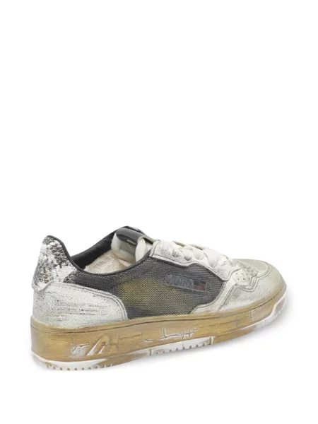 Sneakerși Autry din piele gri