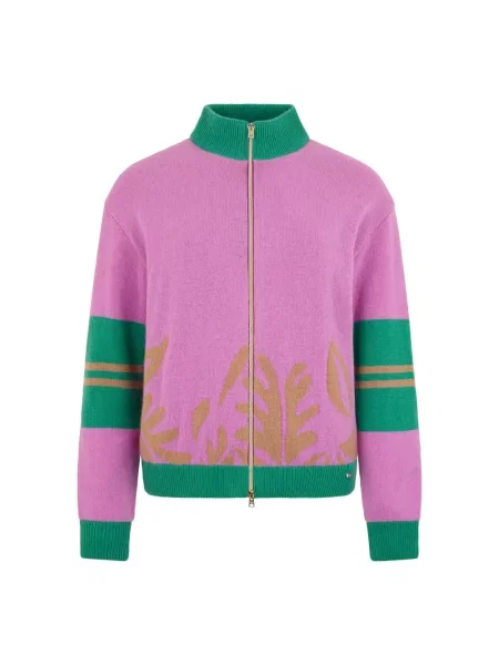 Kardigan Herno z kaszmiru różowy