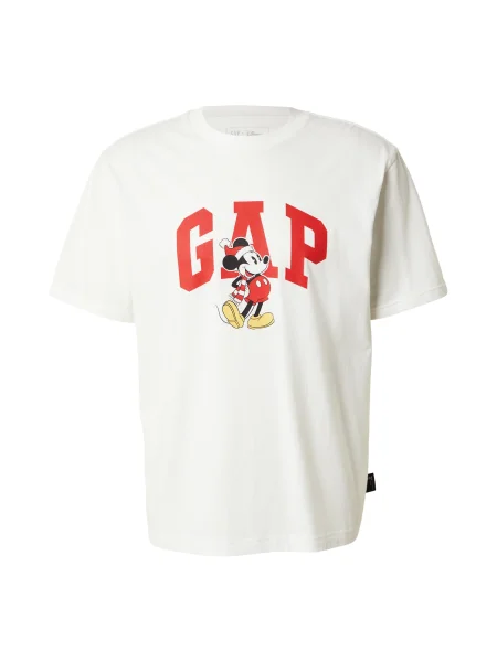 GAP Póló V-DIS x GAP világos sárga / piros / fekete fehér