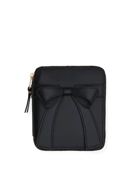 Portfel Comme Des Garçons Wallet z kokardką czarny