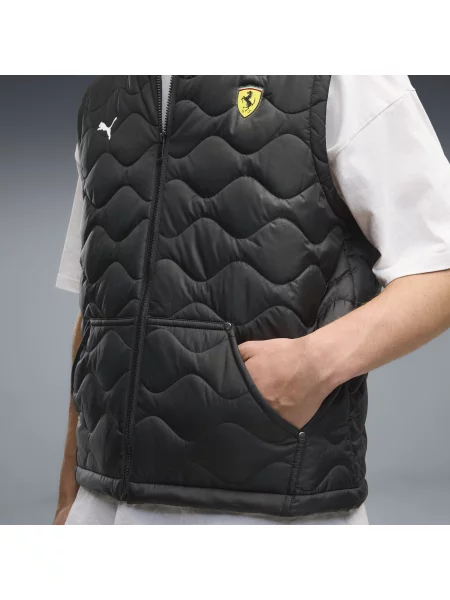 PUMA MÄ™ska koszulka bez rÄ™kawÃ³w Scuderia Ferrari Premium OdzieÅ¼ S czarny