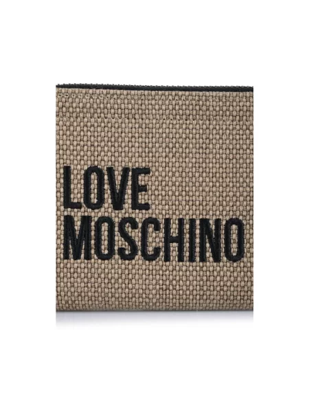 Portfel Love Moschino beżowy