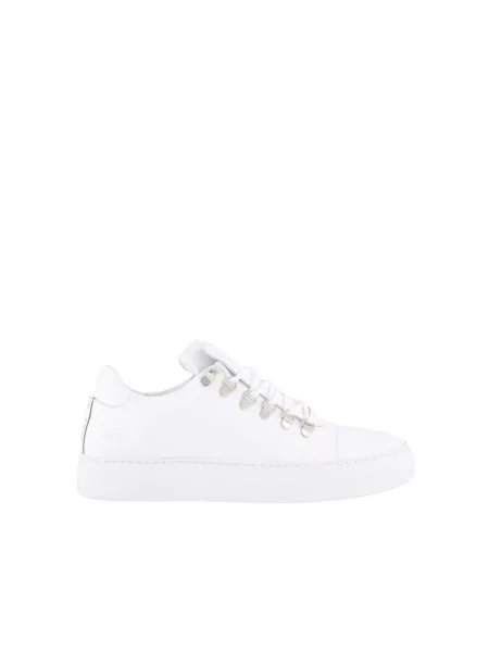 Sneakersy Nubikk skórzane klasyczne białe