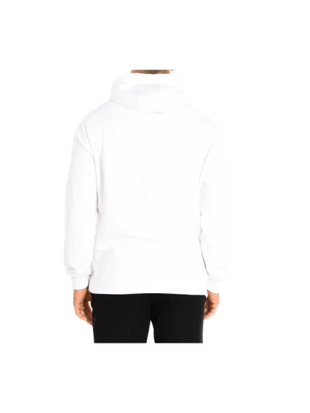 Bluza z kapturem La Martina z kapturem z logo biała