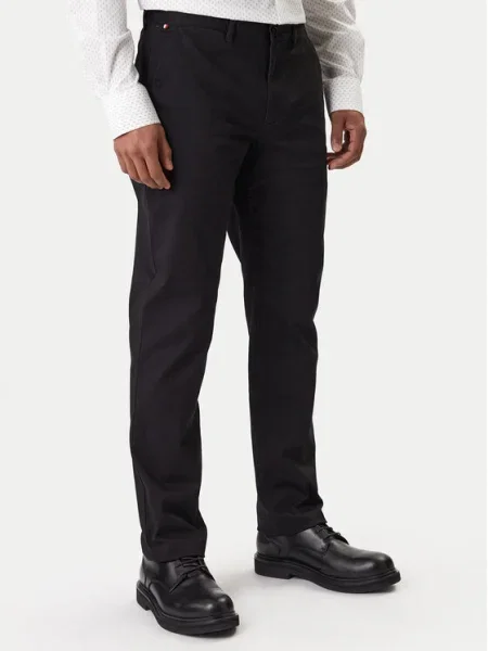 Chino nadrág Tommy Hilfiger fekete