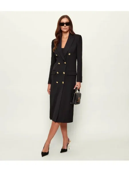 Elisabetta Franchi Palton negru