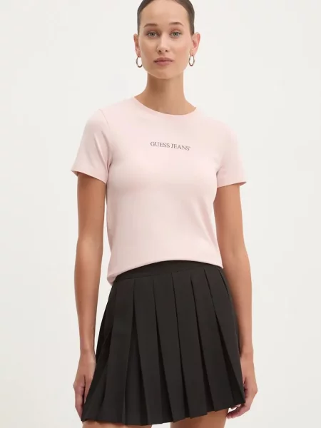 Guess Jeans t-shirt różowa