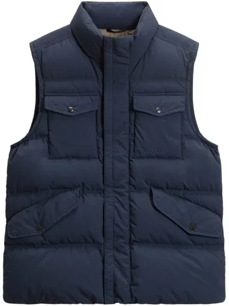 Prošívaná vesta Woolrich modrá