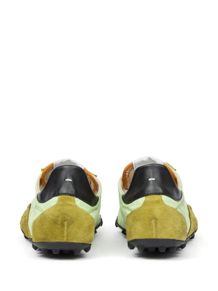 Sneakerși Maison Margiela cu șireturi din dantelă verde