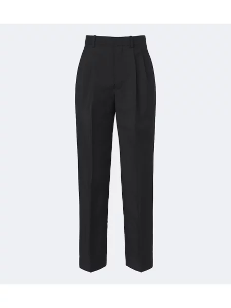 Pantaloni Jil Sander de lână negru