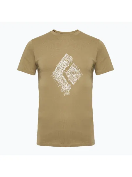 Tricou pentru bărbați Black Diamond Equipmnt For Alpinist SS Tee mushroom negru