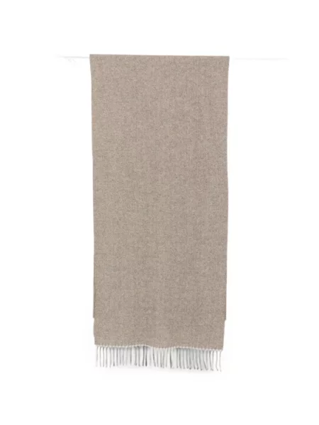 Fular Fileria cu franjuri cu model herringbone